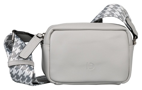 TOM TAILOR DENIM, TOM TAILOR Denim Mini Bag »Abbie Camera bag«, mit gemustertem Schulterriemen, 