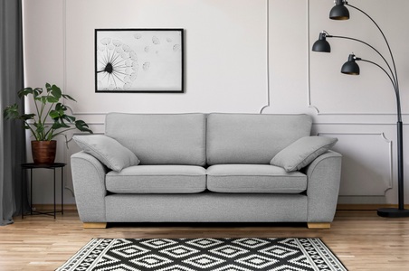 DELAVITA, DELAVITA 3-Sitzer »Savoy«, gemütliches Sofa mit vielen Kissen, in 2 Bezugsqualitäten, Home affaire 3-Sitzer »Savoy«, gemütliches Sofa mit vielen Kissen, in 2 Bezugsqualitäten