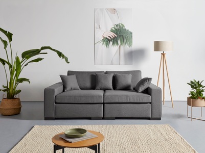 Guido Maria Kretschmer Home&Living, Guido Maria Kretschmer Home&Living 2-Sitzer »Skara«, Lounge-Sofa mit Federkernpolsterung, in vielen Bezugsvarianten, auch recycelt, Guido Maria Kretschmer Home&Living 2-Sitzer »Skara«, Lounge-Sofa mit Federkernpolsterung, in vielen Bezugsvarianten