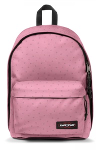 EASTPAK, Eastpak Laptoprucksack »OUT OF OFFICE tribe rocks«, Eastpack Rucksack mit Laptophülle, rosa/bedruckt