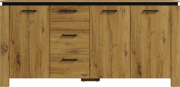Hela, HELA Sideboard »DENVER«, mit Winkelstollen, 