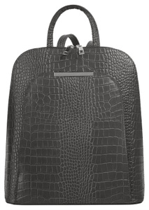 CLUTY, Cluty Cityrucksack, echt Leder, Made in Italy, Cluty Cityrucksack, echt Leder, Made in Italy