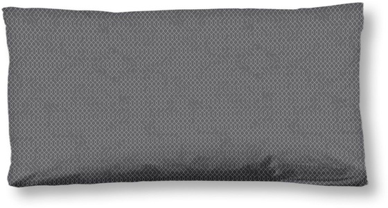 hip, Hip Satin Kissenbezug Thirze, hip Kissenhülle »Thirze«, (1 St.), Baumwolle, Mako-Satin, 40x80, 1 Stück, Reissverschluss, Thirze, Grau
