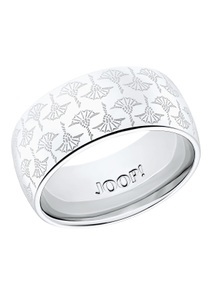 JOOP!, Statement-Ring in Silber, JOOP! Fingerring »Schmuck Geschenk Ring Kornblume, breit - Eyecatcher«