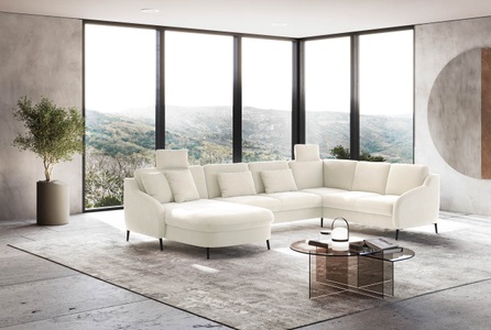 sit&more Wohnlandschaft »Soul U-Form«, wahlweise mit Bettfunktion und Bettkasten oder Schubkasten