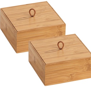 Wenko, WENKO Aufbewahrungsbox »Terra« (Set, 2 Stück), WENKO Aufbewahrungsbox »Terra«, (Set, 2 St.)