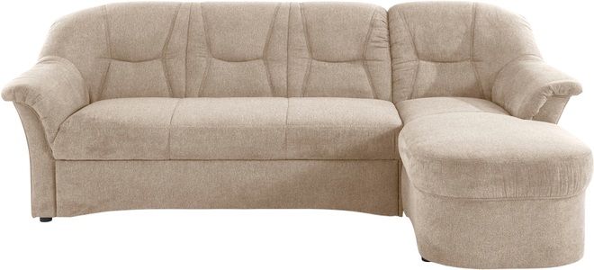 DOMO collection Ecksofa »Sarafina«, wahlweise mit Bettfunktion, optional mit Federkern