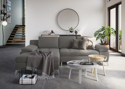sit&more Ecksofa, mit Recamiere, wahlweise mit Bettfunktion und Bettkasten