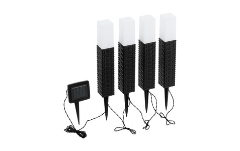 Eglo, Eglo Rattan Solarlampe, EGLO Gartenleuchte »Solar«