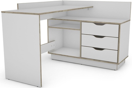 byLIVING Eckschreibtisch »Bern«, Breite 129 cm, rechts oder links montierbar