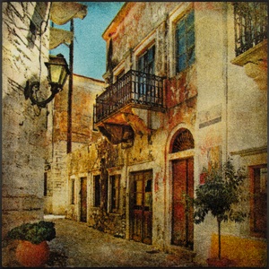 wash+dry by Kleen-Tex, wash+dry by Kleen-Tex Teppich »Picturesque Greece«, rechteckig, wash+dry by Kleen-Tex Teppich »Picturesque Greece«, rechteckig, 7 mm Höhe