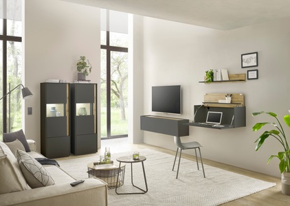 INOSIGN Büromöbel-Set »CiTY/GiRON«, (Set, 5 St.), Home Office, mit Wandsekretär