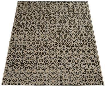 PACO HOME, Paco Home Teppich »Coco 207«, rechteckig, 4 mm Höhe, Flachgewebe, Motiv Ornamente, In- und Outdoor geeignet, ideal im Wohnzimmer & Schlafzimmer, 