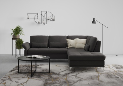 INOSIGN, INOSIGN Ecksofa »Palm Beach«, Federkern, mit Sitztiefenverstellung, wahlweise mit Bettfunktion, Bettkasten und Armteilverstellung, INOSIGN Ecksofa »Palm Beach L-Form«, Federkern, mit Sitztiefenverstellung, wahlweise mit Bettfunktion