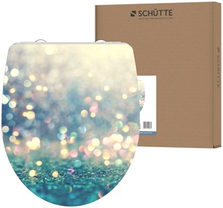 SCHÜTTE, Schütte WC-Sitz »Magic Light«, Duroplast, Hochglänzender Toilettendeckel mit Absenkautomatik und Schnellverschluss, High Gloss für die einfache Reinigung, Klobrille mit Motiv, Schütte WC-Sitz »Magic Light«, Duroplast, mit Absenkautomatik und Schnellverschluss, High Gloss