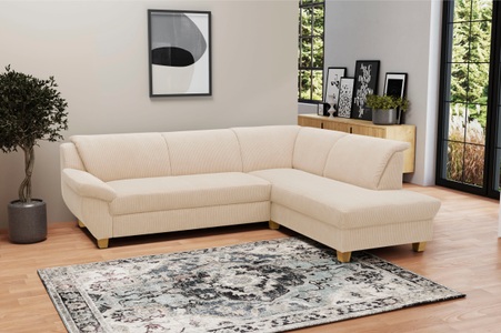 Home affaire Ecksofa »Yesterday«, wahlweise mit Bettfunktion, auch in Cord