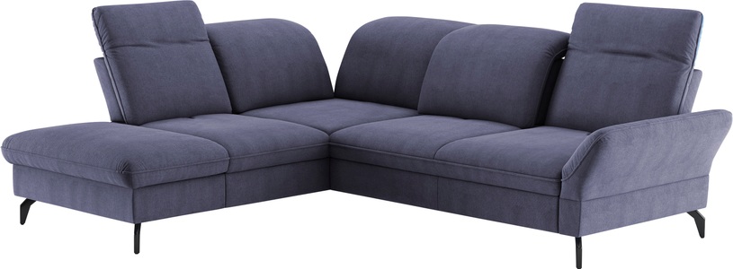 SIT&MORE, sit&more Ecksofa »Leandro L-Form«, Wahlweise mit Bett-, Kopfteil - und Armlehnfunktion, sowie Stauraum