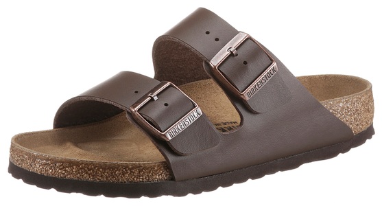 Birkenstock, Birkenstock Arizona Sandalen, Birkenstock Pantolette Arizona Damen & Herren dunkelbraun