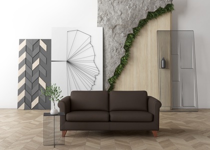 machalke®, machalke® 2,5-Sitzer »amadeo«, Ledersofa mit geschwungenen Armlehnen, Breite 180 cm, machalke® 2,5-Sitzer »amadeo« Ledersofa mit geschwungenen Armlehnen, Breite 180 cm