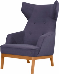 Tom Tailor, TOM TAILOR Ohrensessel »COZY«, im Retrolook, mit Kedernaht und Knöpfung, Füsse Buche natur, TOM TAILOR HOME Ohrensessel »COZY«, im Retrolook, mit Kedernaht und Knöpfung, Füsse Buche natur