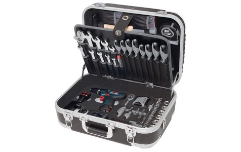 Kraftwerk, Kraftwerk Werkzeugkoffer »Bosch«, (162 St.), Kraftwerk Werkzeugkoffer »Bosch«, (162 St.)