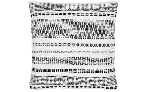 undefined, Liv Interior - Kissen Faroe 45 x 45 cm, Schwarz/Weiss, 