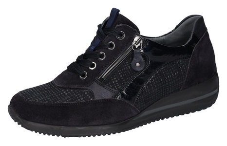 Waldläufer, Waldläufer Sneaker »Himona«, mit Lackleder kombiniert, H-Weite, 