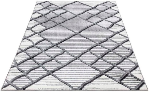 Carpet City, Carpet City Teppich »YOUNG965«, rechteckig, 11 mm Höhe, Moderner Jugend-Teppich mit Raute-Optik, Carpet City Teppich »YOUNG965«, rechteckig, 11 mm Höhe, Moderner Jugend-Teppich mit Raute-Optik