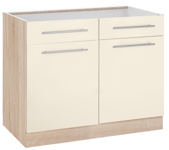 wiho Küchen, wiho Küchen Unterschrank »Flexi2«, Breite 100 cm, wiho Küchen Unterschrank »Flexi2«, Breite 100 cm