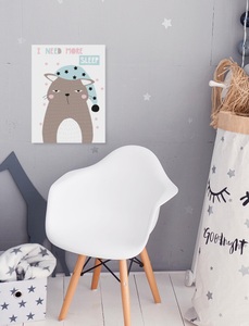 QUEENCE, queence Leinwandbild »More sleep«, queence Leinwandbild »More sleep«, Kunst-Tiere-Hase-Hasen-klassische Fantasie, Premium-Leinwandstoff, Handarbeit aus Deutschland