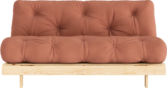 Karup Design Schlafsofa »Roots 160«, (2 St.), Mit Holzstruktur, inkl. Futonmatratze, Liegefläche 160x200 cm