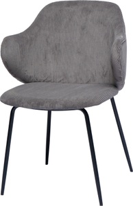 SalesFever Armlehnstuhl, Bezug in Cord-Optik