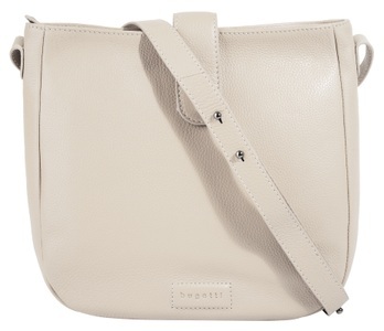 Bugatti, bugatti Henkeltasche »ELSA«, echt Leder, Elsa - Schulter-Damentasche in Weiss