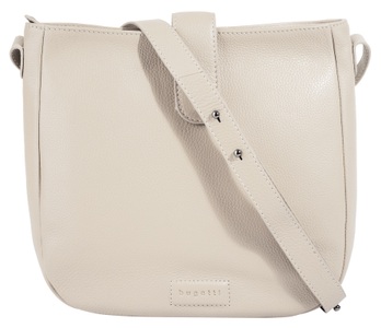 Bugatti, bugatti Henkeltasche »ELSA«, echt Leder, Elsa - Schulter-Damentasche in Weiss
