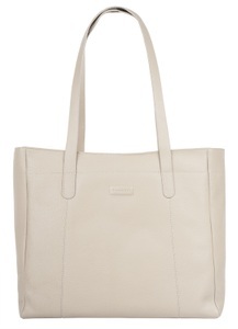 Bugatti, bugatti Reisetasche »ELSA«, echt Leder, Elsa - Reise-Weekender in Weiss