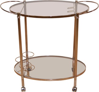 HOME AFFAIRE, Home affaire Servierwagen, Sicherheits-Glasplatten, Maße (B/T/H): 87/46/78 cm, Home affaire Rollwagen