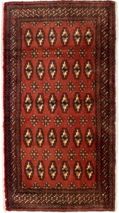 MorgenLand, morgenland Wollteppich »Turkaman Teppich handgeknüpft rot«, rechteckig, 8 mm Höhe, morgenland Wollteppich »Turkaman Teppich handgeknüpft rot«, rechteckig, 8 mm Höhe