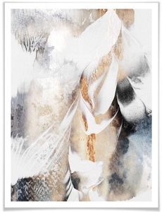 Wall-Art, Wall-Art Poster »Seelenruhe«, Schriftzug, (1 St.), 