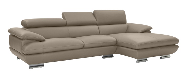 CALIA ITALIA, CALIA ITALIA Ecksofa »Magic«, in 2 Lederqualitäten, CALIA ITALIA Ecksofa »Magic, ein italienisches Sofa zum Träumen, erstklassiger Sitzkomfort«, mit verstellbaren Kopfteilen, in 2 Lederqualitäten