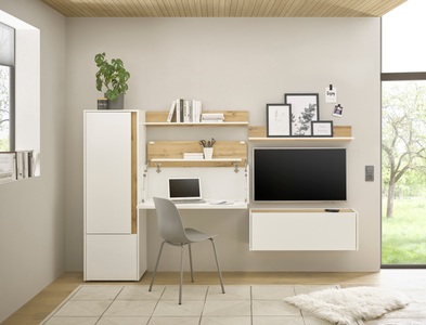 INOSIGN Büromöbel-Set »CiTY/GiRON«, (Set, 5 St.), Wandsekretär, Home Office