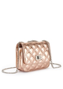 Lascana, LASCANA Umhängetasche, Minibag, Handtasche, Henkeltasche mit Kettenhenkel VEGAN, LASCANA Umhängetasche »Minibag«, Handtasche, Henkeltasche mit Kettenhenkel VEGAN
