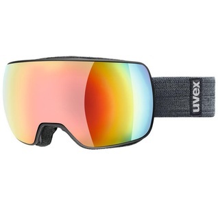 Uvex, Uvex compact FM Skibrille - black mat mirror rainbow rose, UVEX Sonnenbrillen COMPACT FM 5501302030