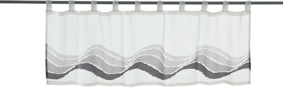 DECOLIFE, decolife Scheibengardine »Mera«, (1 St.), HxB: 45x140, Scheibengardine mit Webstruktur, 