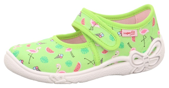 Superfit, Superfit Hausschuh »BELINDA WMS Weiten Schuh Mess System: M III«, mit Schmetterling-Motiv, 