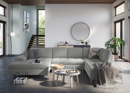 sit&more Wohnlandschaft, mit Mega-Recamiere, wahlweise mit Bettfunktion und Bettkasten