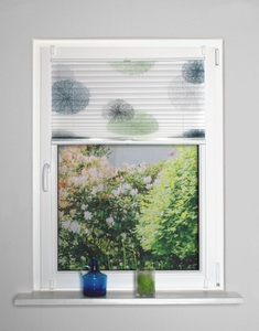 HOME WOHNIDEEN, HOME WOHNIDEEN Plisseerollo »RAWLINS«, mit Hakenaufhängung, halbtransparent, HOME WOHNIDEEN Plisseerollo »RAWLINS«, mit Hakenaufhängung, halbtransparent