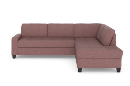 DOMO collection, DOMO collection Ecksofa »Florentina«, wahlweise mit Bettfunktion, DOMO collection Ecksofa »Florentina L-Form«, wahlweise mit Bettfunktion, mit Kontrastnaht