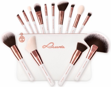 Luvia Cosmetics, Luvia Cosmetics - Essential Brushes Feather White, Luvia Cosmetics - Essential Brushes Feather White