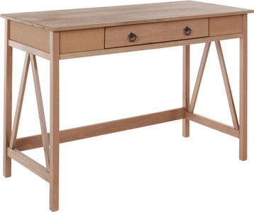 Timbers, Timbers Schreibtisch »Fonville«, Schreibtisch aus massivem Kiefernholz in verschiedenen Farbvarianten erhältlich, Breite 116,5 cm, Home Office, Konsolentisch, Timbers Schreibtisch »Fonville«, aus Kiefernholz, Breite 116,5 cm, Home Office, Konsolentisch