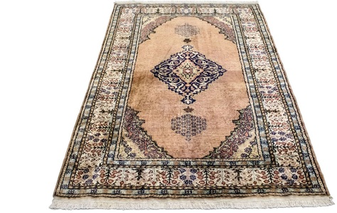 MorgenLand, morgenland Teppich »Kayseri Teppich handgeknüpft braun«, rechteckig, 5 mm Höhe, 